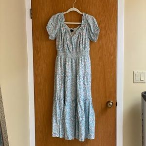 J Crew prairie style maxi dress